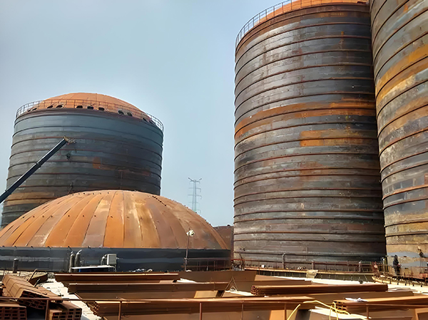 平果焦粉钢板仓